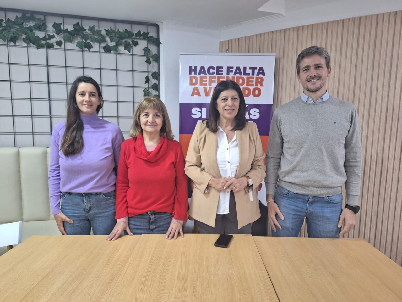 Clara García visitó nuevamente Venado Tuerto junto a los candidatos locales de Adelante 