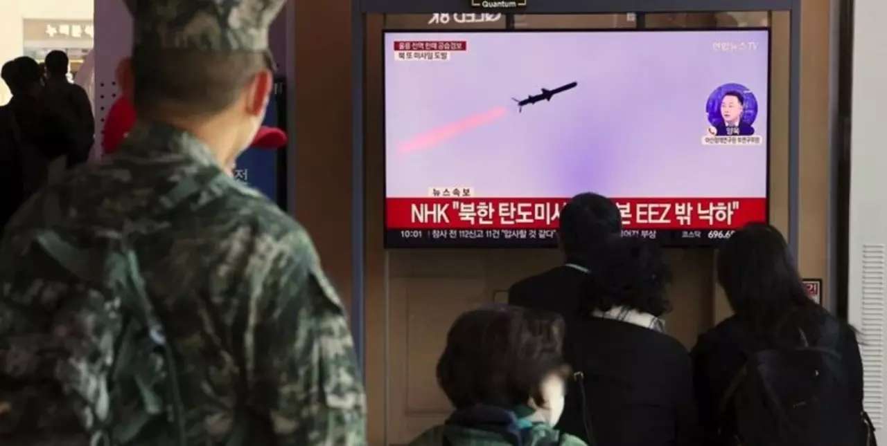 Corea del Norte lanzó un misil balístico cerca del mar de Japón