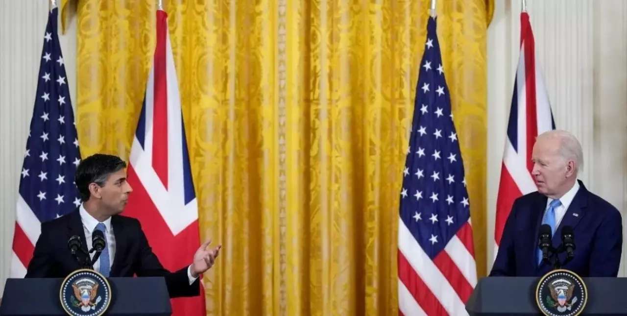 Estados Unidos y el Reino Unido lanzan una nueva asociación económica frente a China