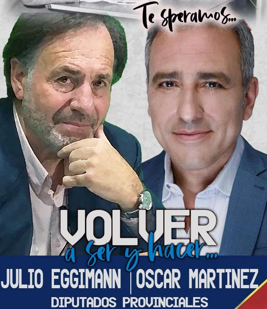 “Cachi” Martínez y Julio Eggimann presentan su lista de diputados en Venado