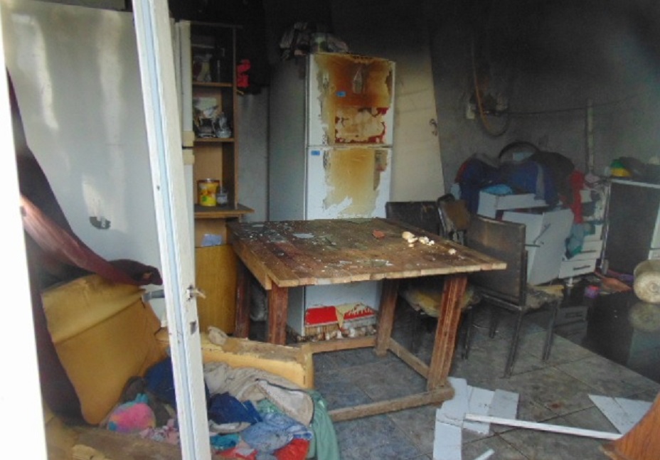 Venado Tuerto: incendio de vivienda y rescate de hombre caído en la vía pública