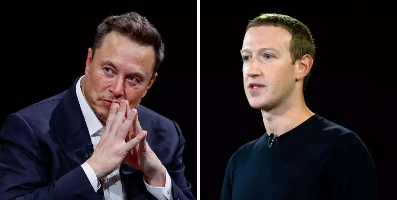 Elon Musk trató de “cornudo” a Mark Zuckerberg y lo retó a una “medición de penes”