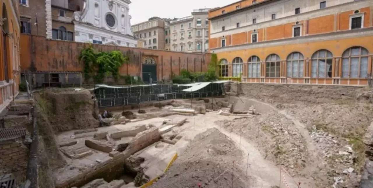 Hallazgo “excepcional”: encontraron las ruinas del teatro privado de Nerón en Roma