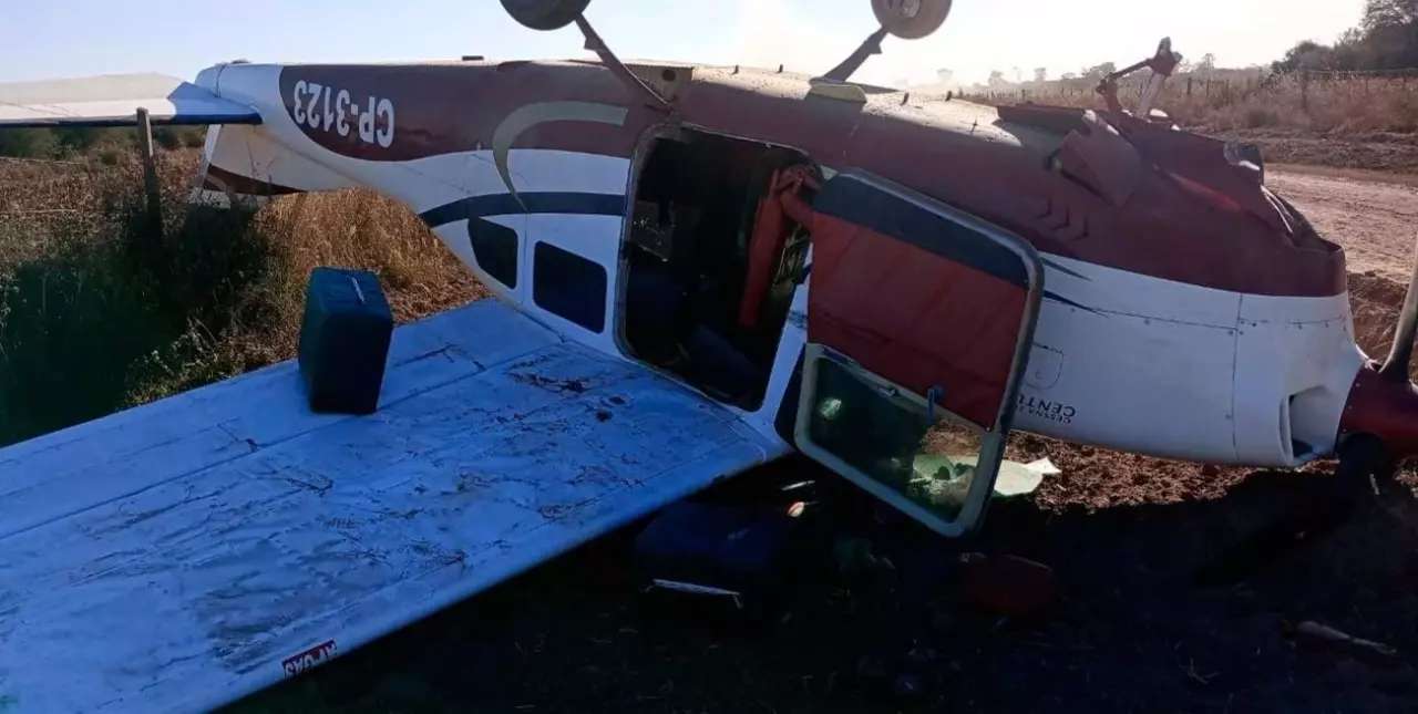 Chaco: cayó una avioneta y encontraron 324 kilos de cocaína