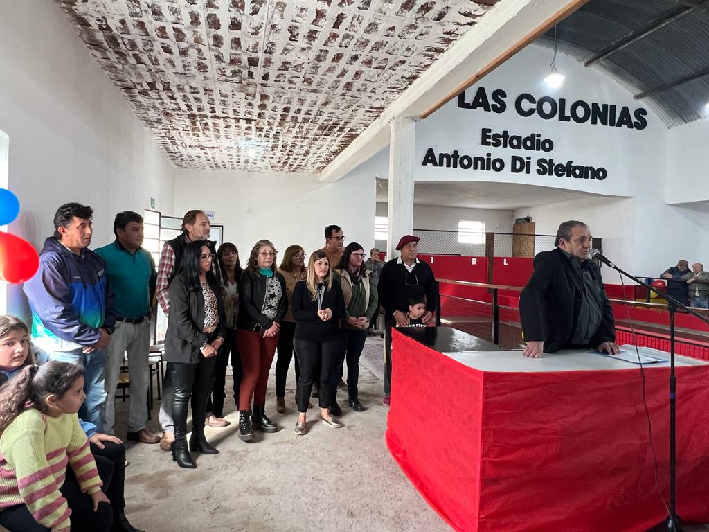 El club Las Colonias de Chapuy inauguró las nuevas canchas de bochas