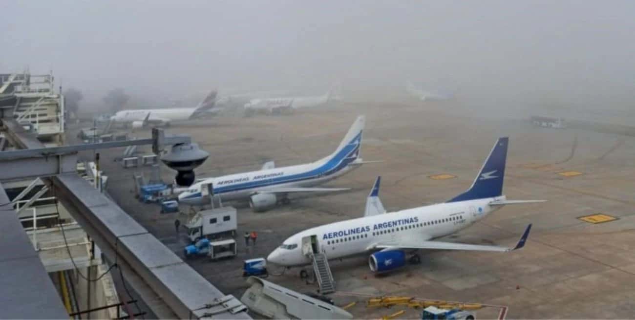 Temporal en Buenos Aires causa problemas en Aeroparque y Ezeiza
