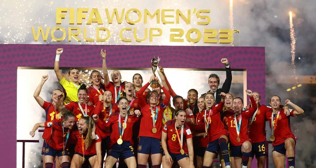 España se convirtió en el primer país en tener los tres mundiales del fútbol femenino (mayor, Sub 20 y Sub 17) al mismo tiempo. Crédito: Reuters/Hannah Mckay