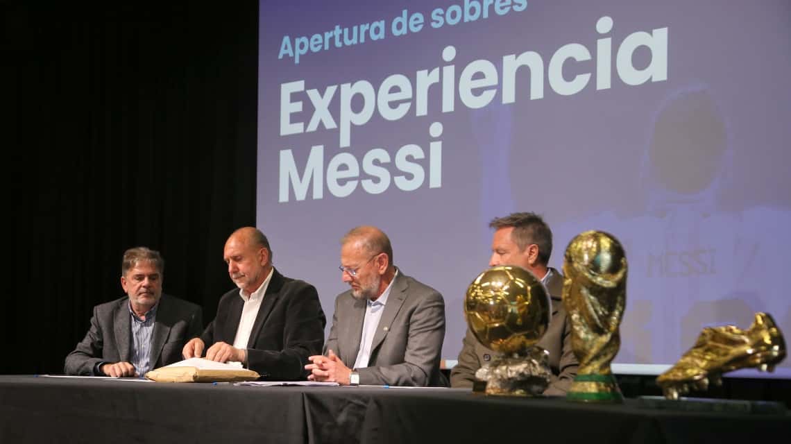Perotti encabezó la licitación de “Experiencia Messi”