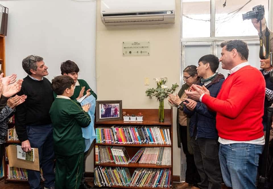 Rufino: se inauguró la sala de lectura "Florencia Menini"