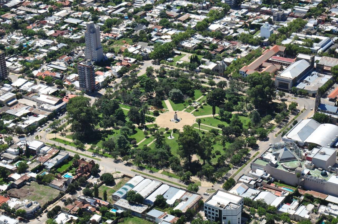 Imagen aérea de Venado Tuerto.