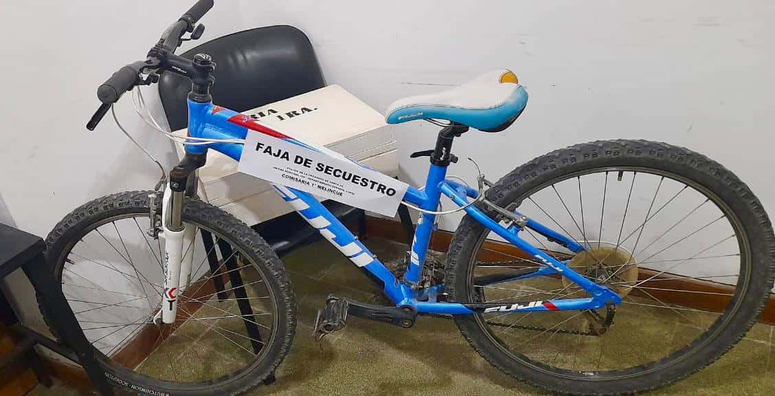 Melincué: la policía recuperó una bici robada