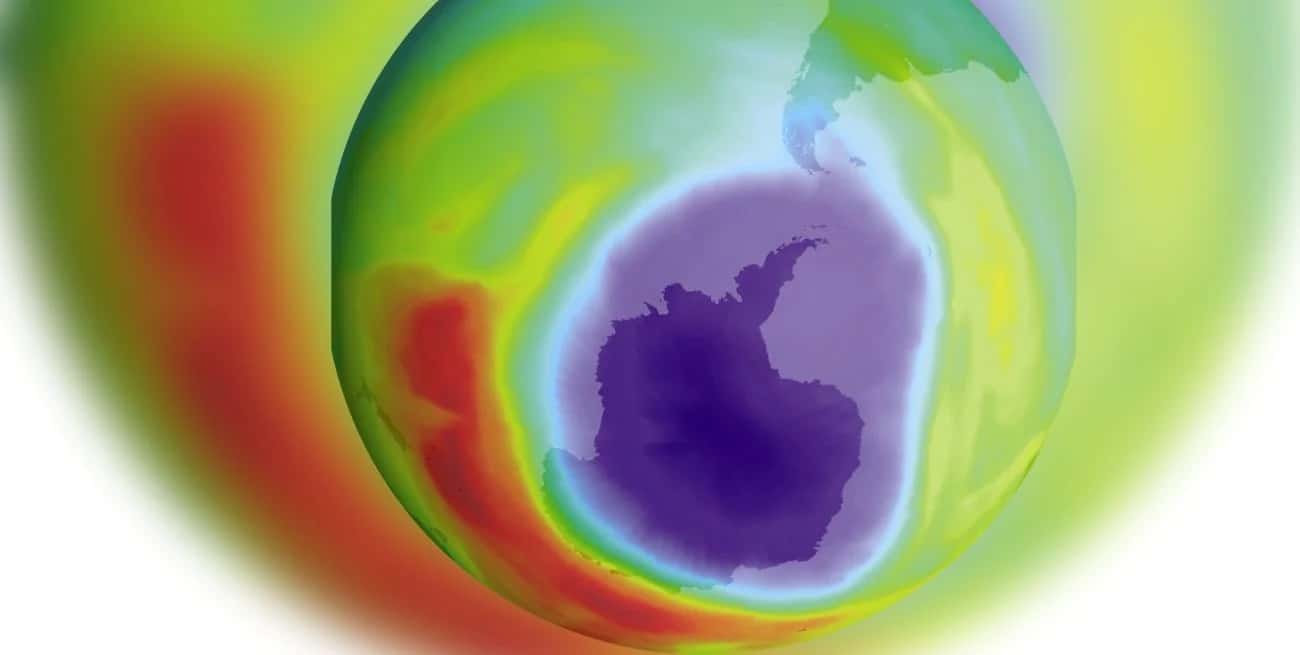 El agujero en la capa de ozono, más grande de los últimos ocho años, se posó sobre Argentina