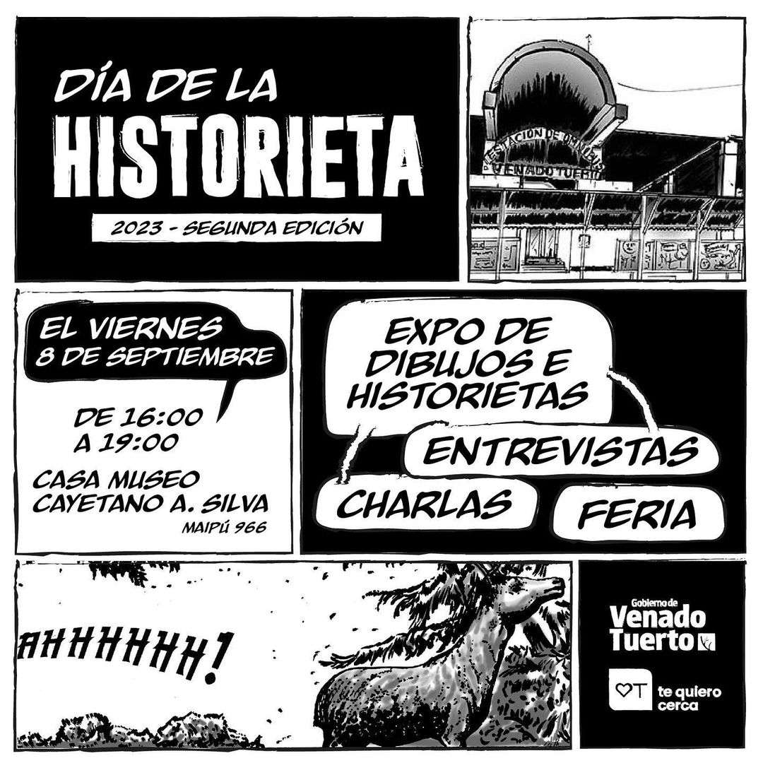 El viernes 8 de septiembre se celebrará el Día Nacional de la Historieta Argentina