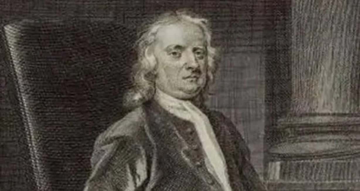 El físico, teólogo, inventor, alquimista y matemático inglés, Isaac Newton.
