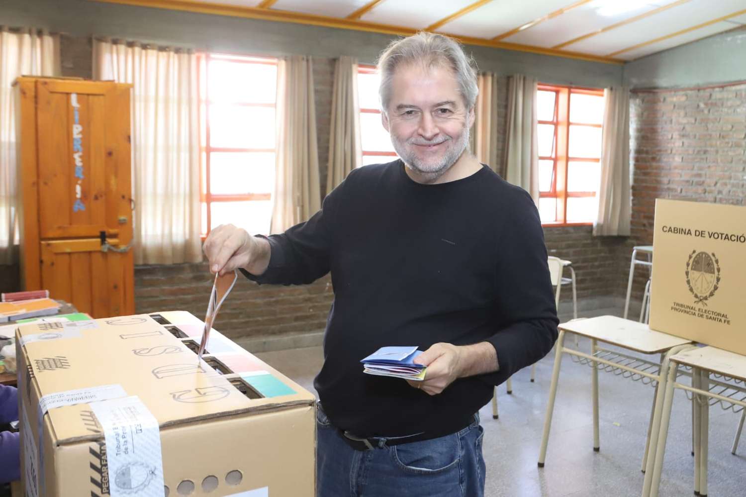 El legislador nacional votó en Rafaela