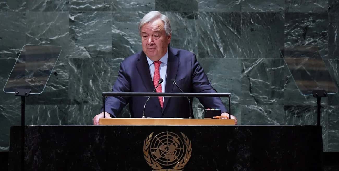 El secretario general de la Organización de las Naciones Unidas (ONU), António Guterres. Crédito: Xinhua/Li Rui