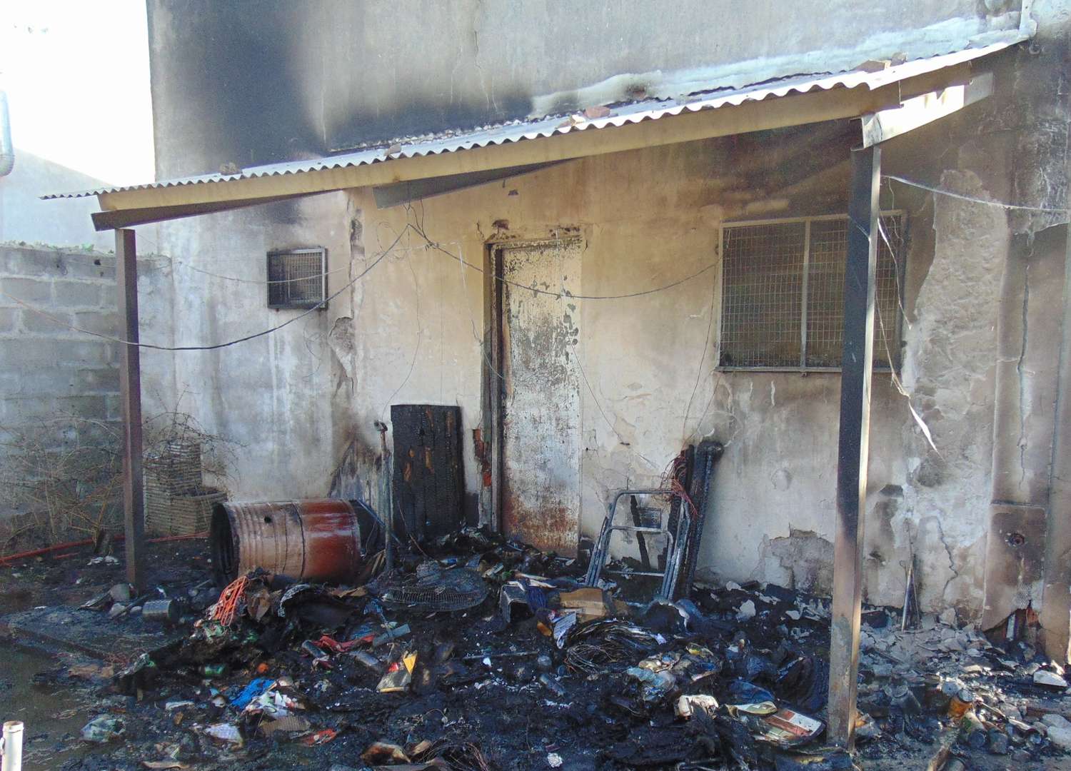 Venado Tuerto: un hombre lesionado al incendiarse parte de su vivienda