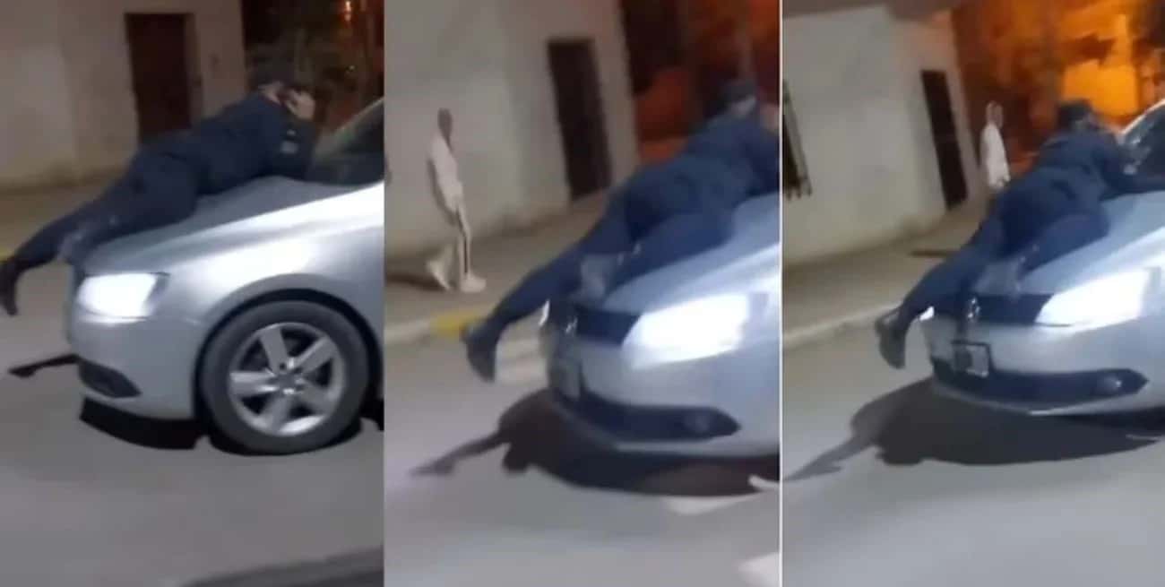 Jujuy: un conductor alcoholizado arrastró a un policía en el capot de su auto por 20 cuadras