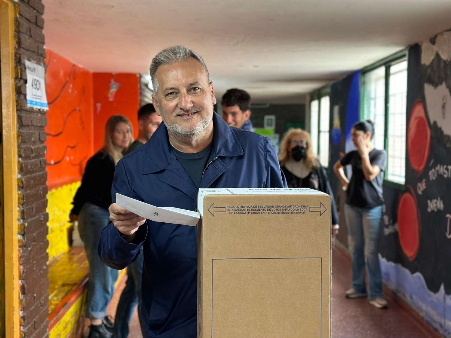 Marcelo Lewandowski al emitir su voto. Crédito: Gentileza
