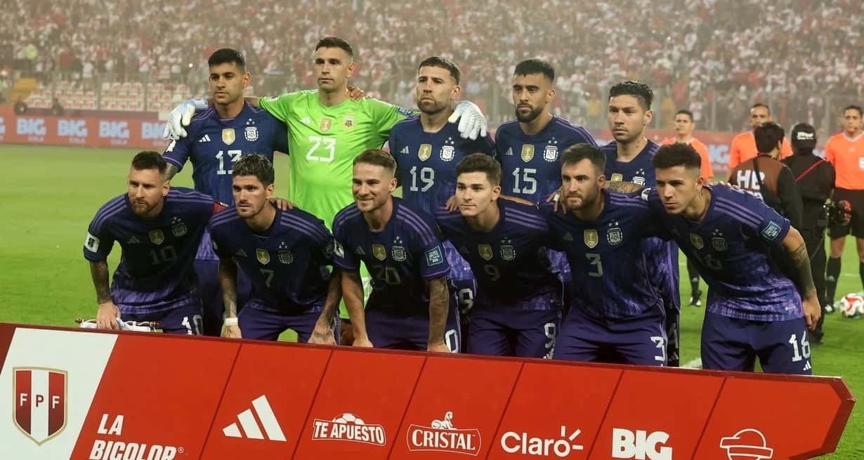 Argentina jugó por última vez ante Perú en Lima. Crédito: Sebastian Castaneda/Reuters
