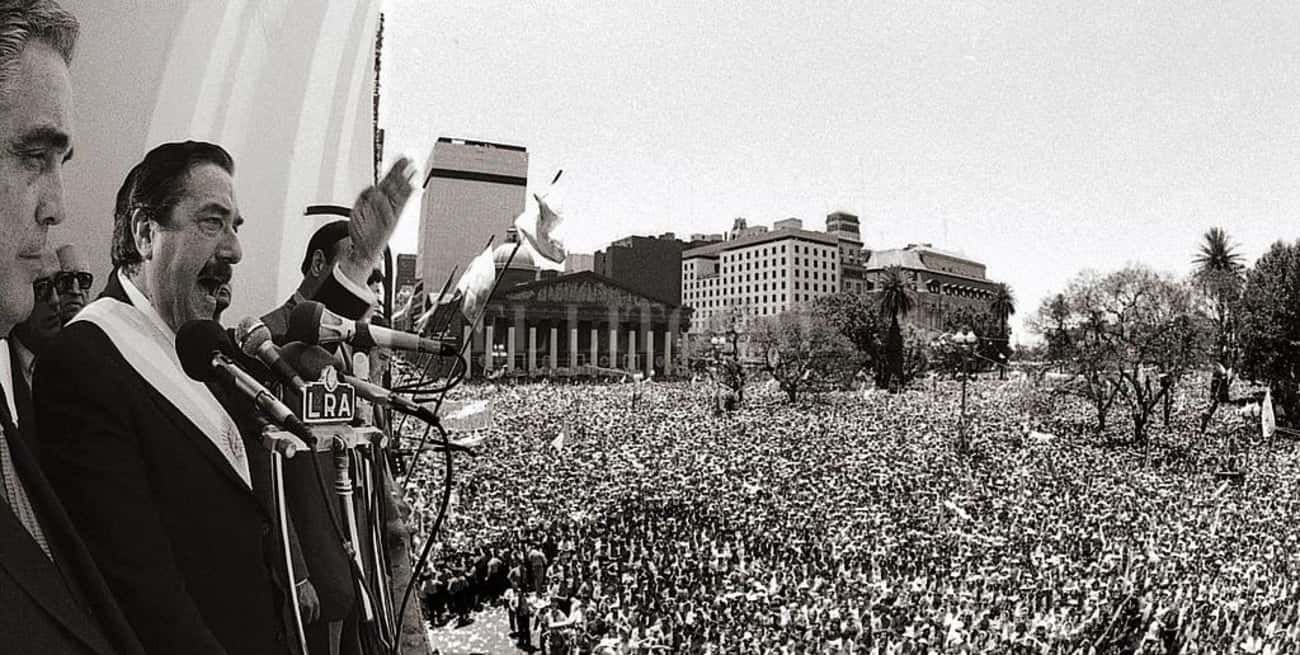 40 años de democracia desde el triunfo de Raúl Ricardo Alfonsín