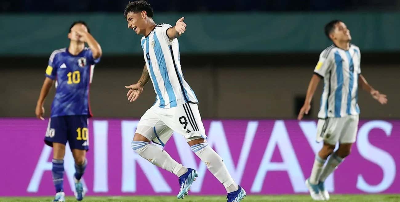 Los pibes de Argentina buscarán festejar nuevamente para poder acceder a cuartos de final. Crédito: Prensa AFA.