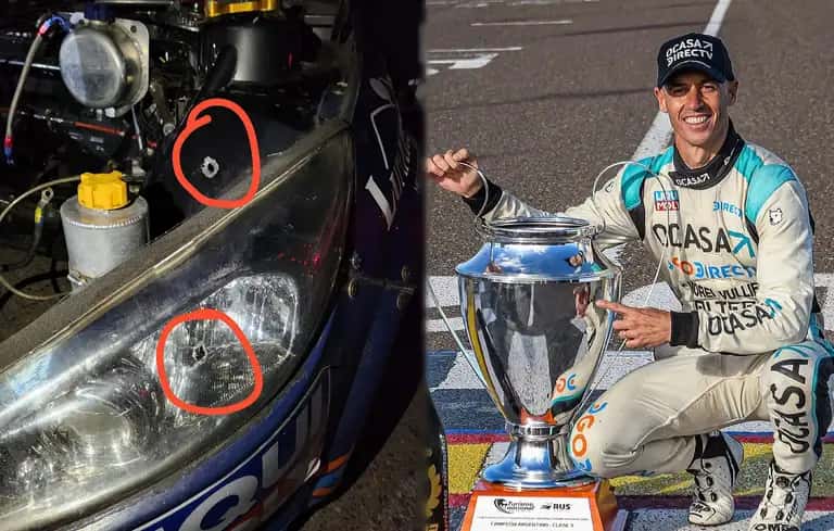 Pernía denunció que su auto recibió dos disparos durante la carrera en Viedma