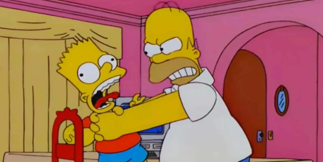 Homero Simpson ya no estrangulará a Bart y el personaje aseguró: "Los tiempos cambiaron"