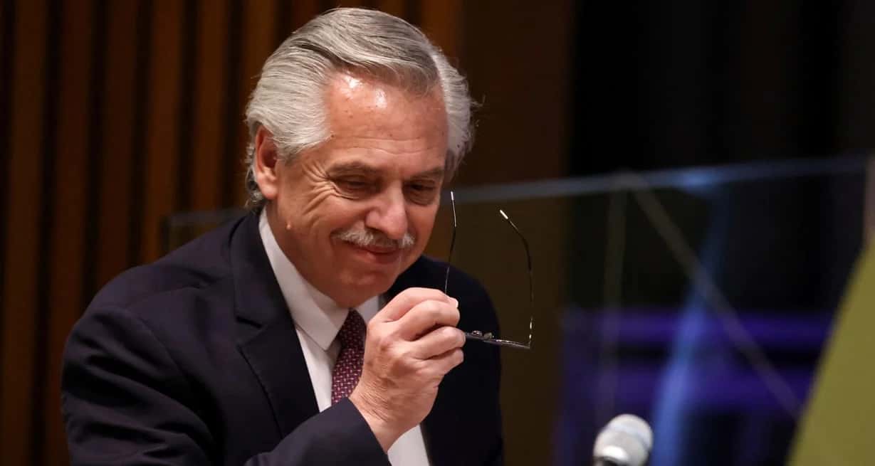 El presidente saliente, Alberto Fernández. Crédito: Reuters.