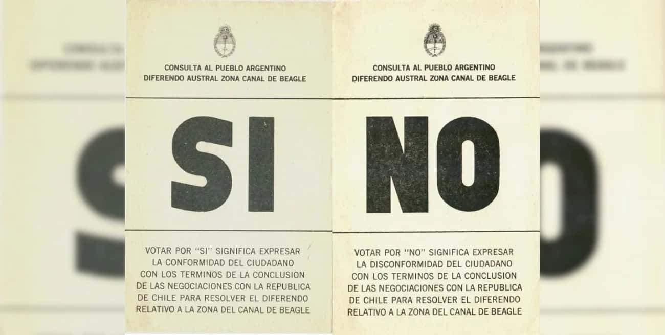 Plebiscito de 1984 en Argentina.