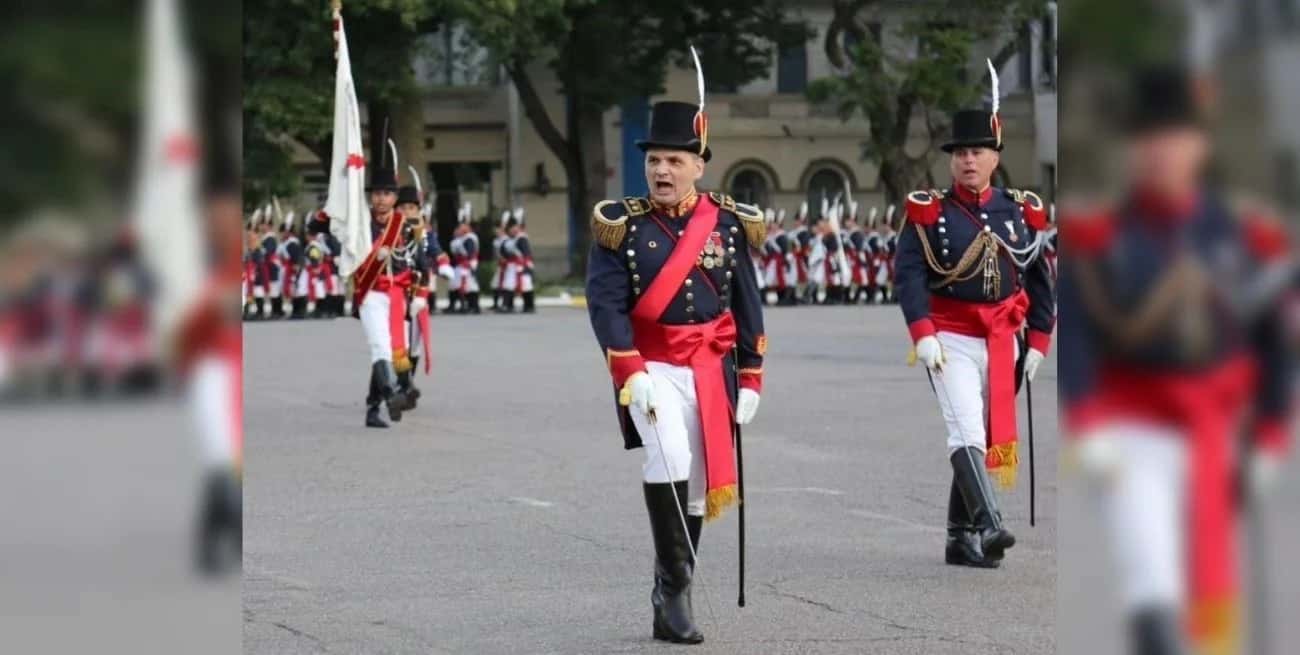 Como Saavedra y Belgrano, un santafesino es el nuevo jefe del Regimiento Patricios