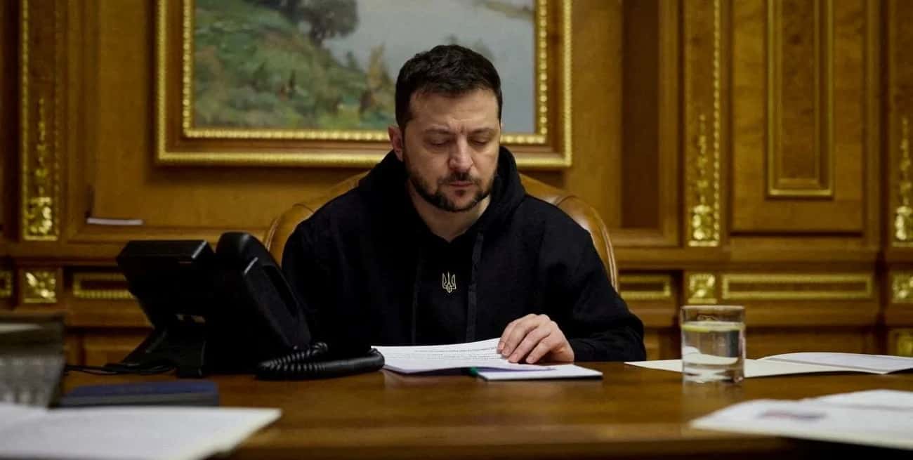 Volodímir Zelenski, presidente de Ucrania.