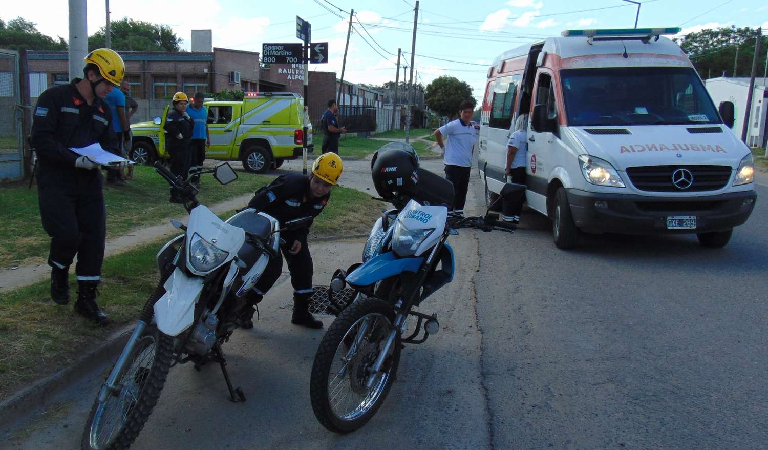 Venado Tuerto: chocó contra una moto y se dio a la fuga