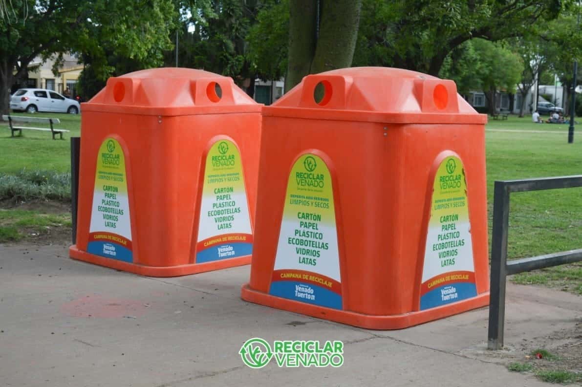 La ciudad cuenta con más de 30 campanas de reciclaje