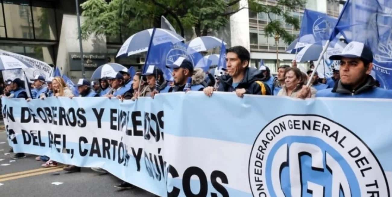La CGT y el gobierno de Milei enfrentados por primera vez en una jornada de protesta "pacífica"