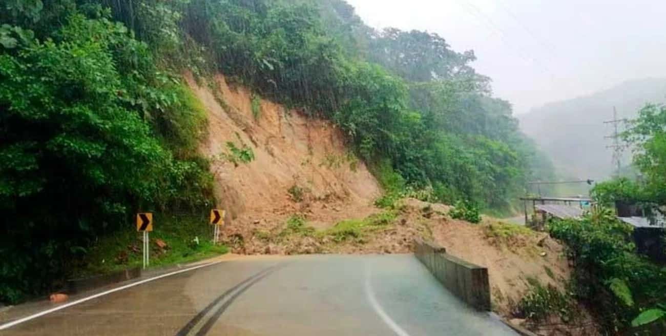 Varios días de lluvia provocaron este siniestro en Colombia.