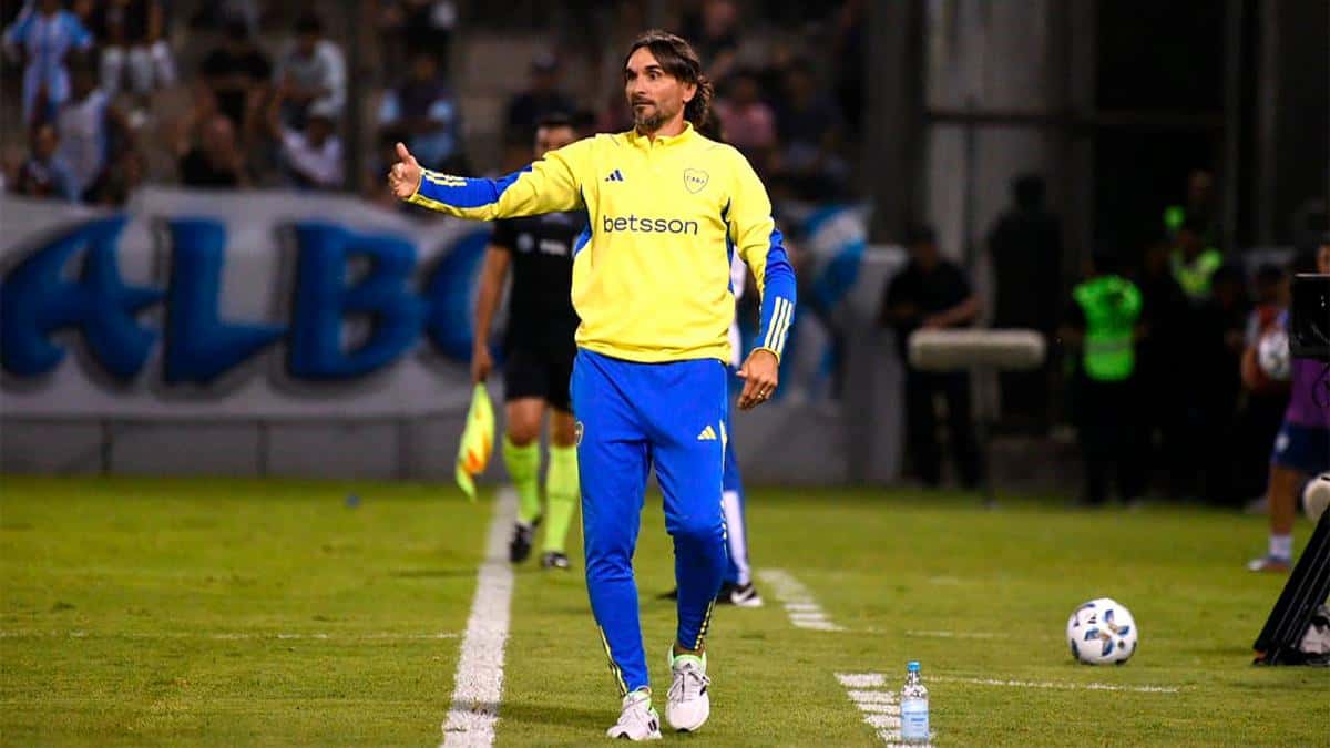 Diego Martínez debuta en el banco de Boca / Foto: Prensa.