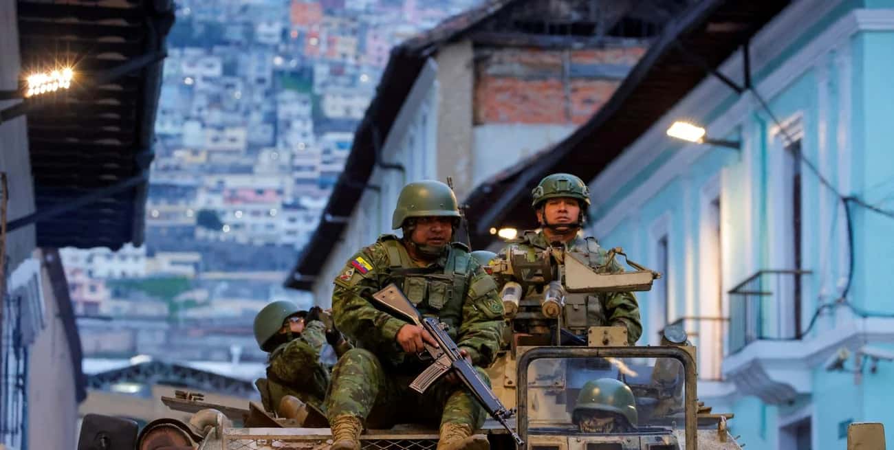 El presidente Noboa declaró el Conflicto Armado Interno. Crédito. Karen Toro/Reuters