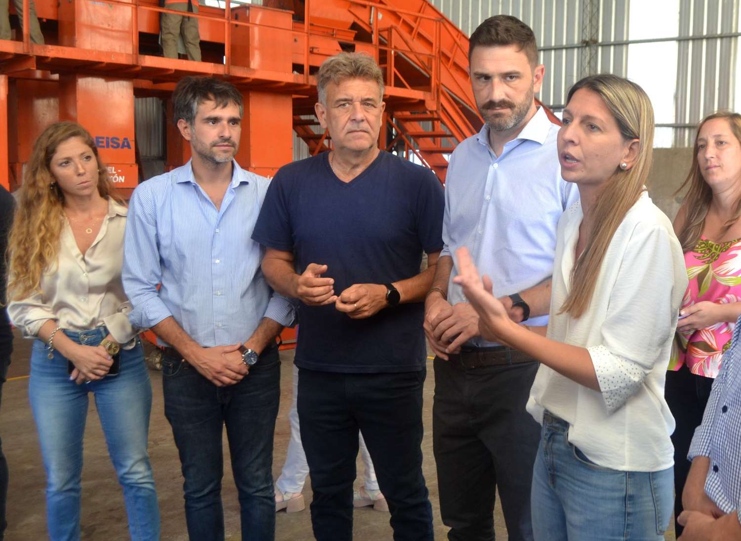 El ministro Estévez destacó el funcionamiento de la planta de tratamiento de residuos