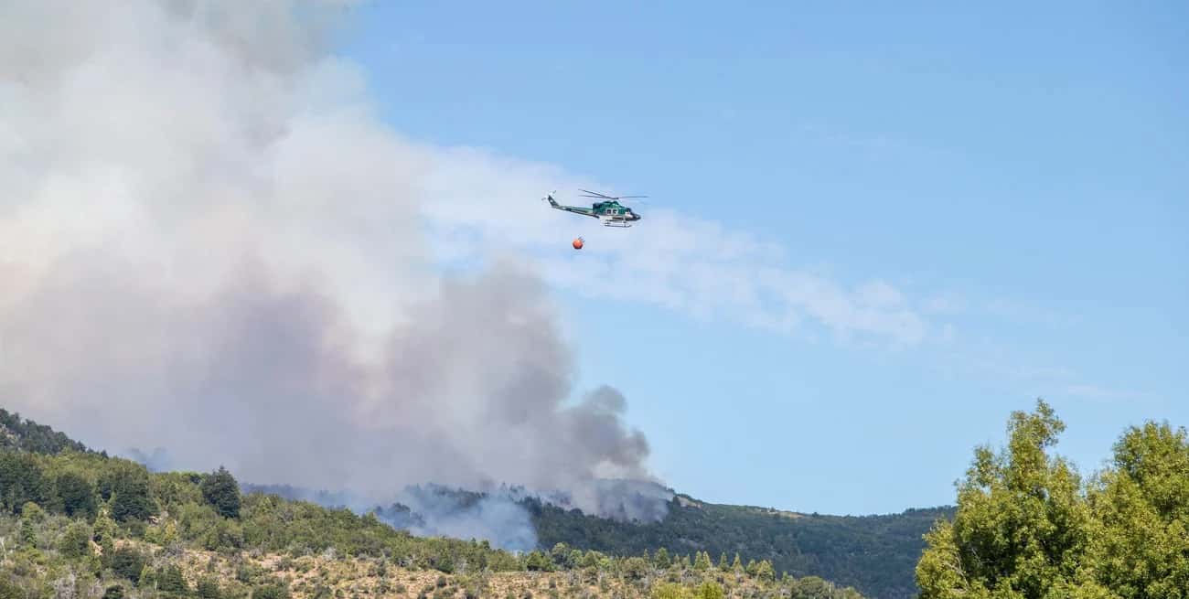 Parque Los Alerces: ya son 1.000 las hectáreas afectadas por el incendio