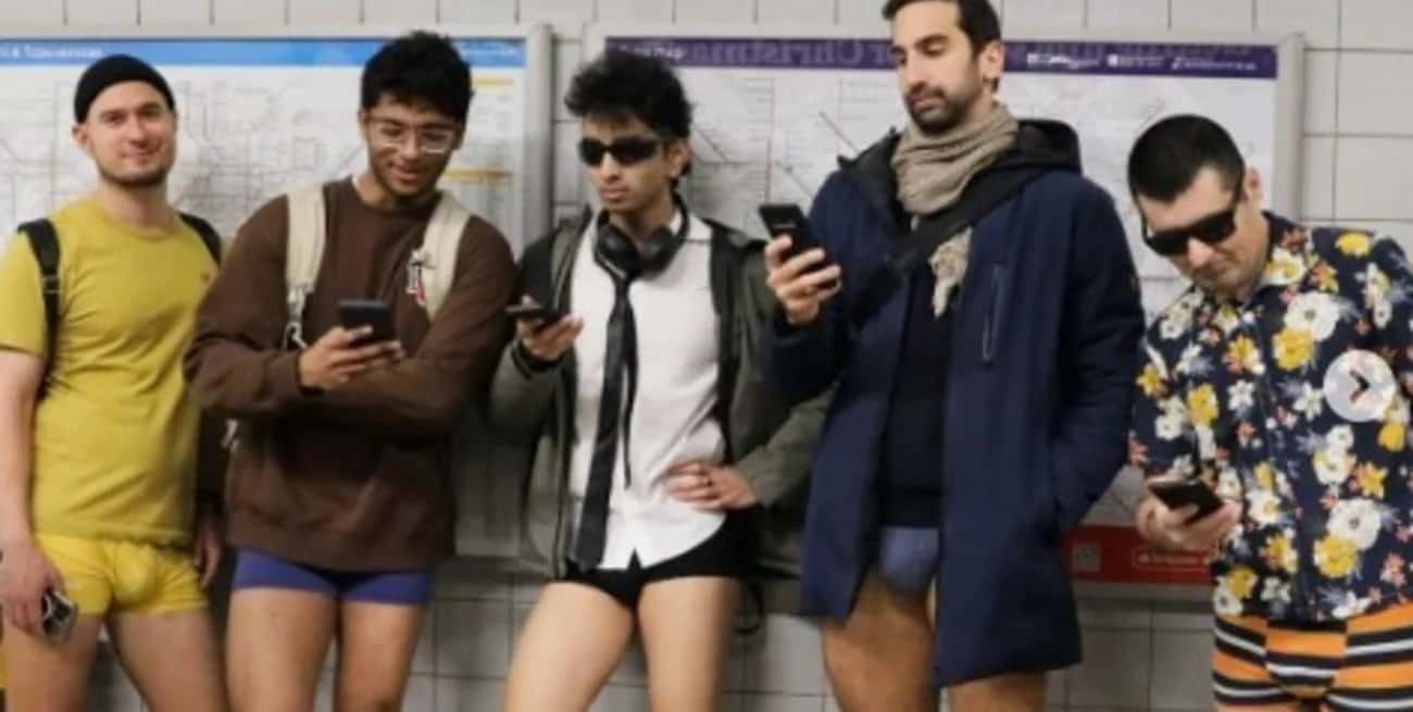 Sin pantalones: un día diferente en el metro de Londres