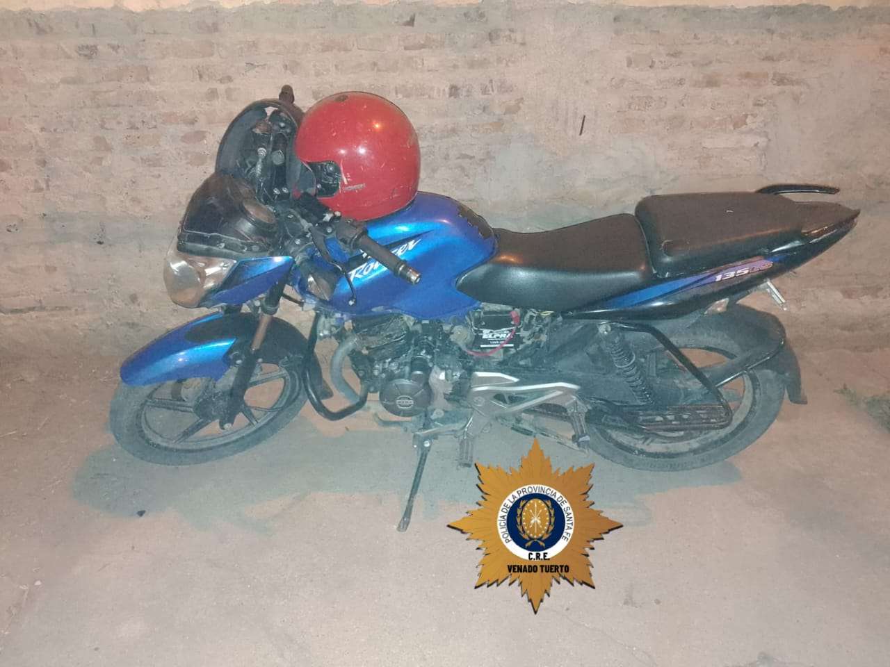 Venado Tuerto: dos detenidos por circular en una motocicleta robada