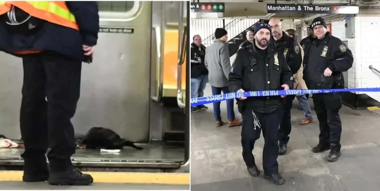 Un hombre fue asesinado tras intentar mediar en una pelea en el subte de Nueva York
