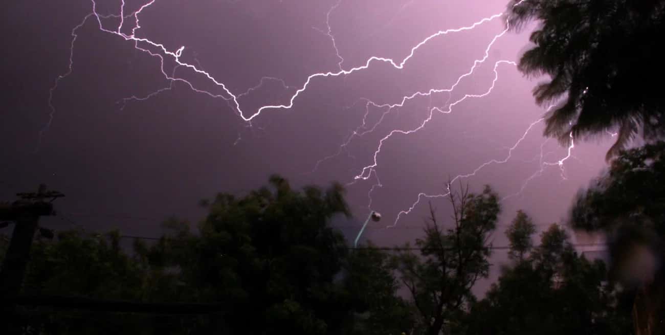 Rige un alerta amarillo por tormentas fuertes para el sur de Santa Fe