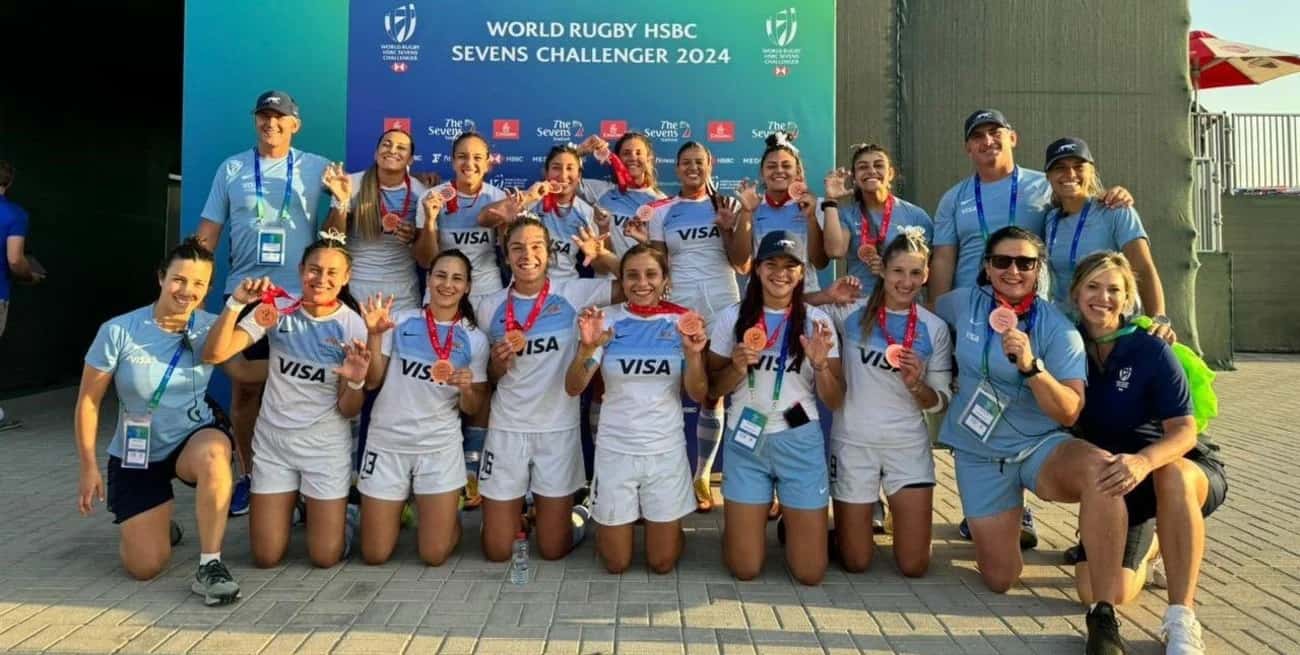 Histórico: Las Yaguaretés lograron la medalla de bronce en el Seven de Dubai