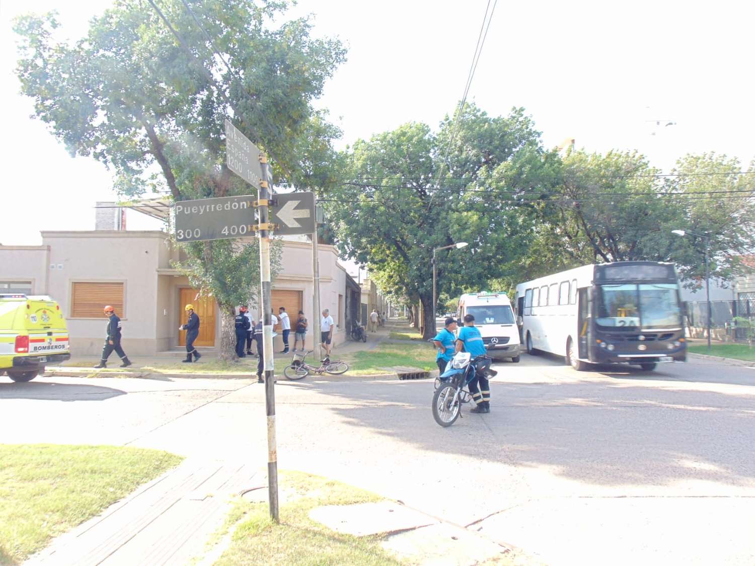 Choque entre auto y bicicleta en zona céntrica de Venado Tuerto