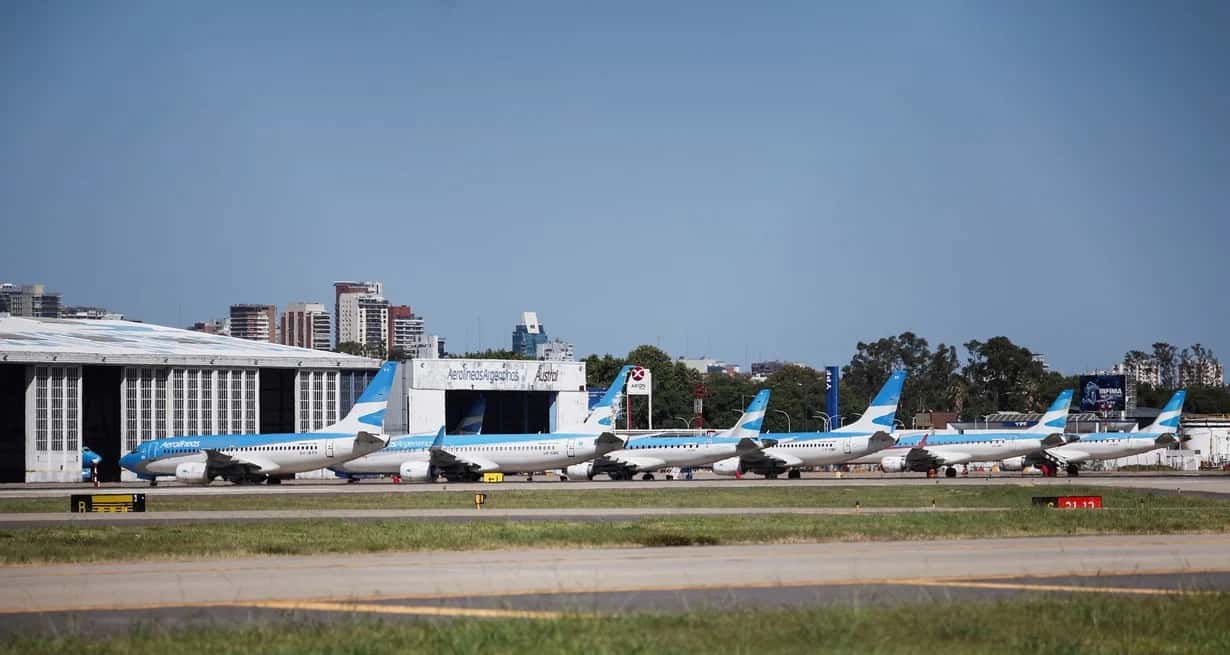 Sin vuelos: paro total en Aerolíneas Argentinas e Intercargo para la semana próxima