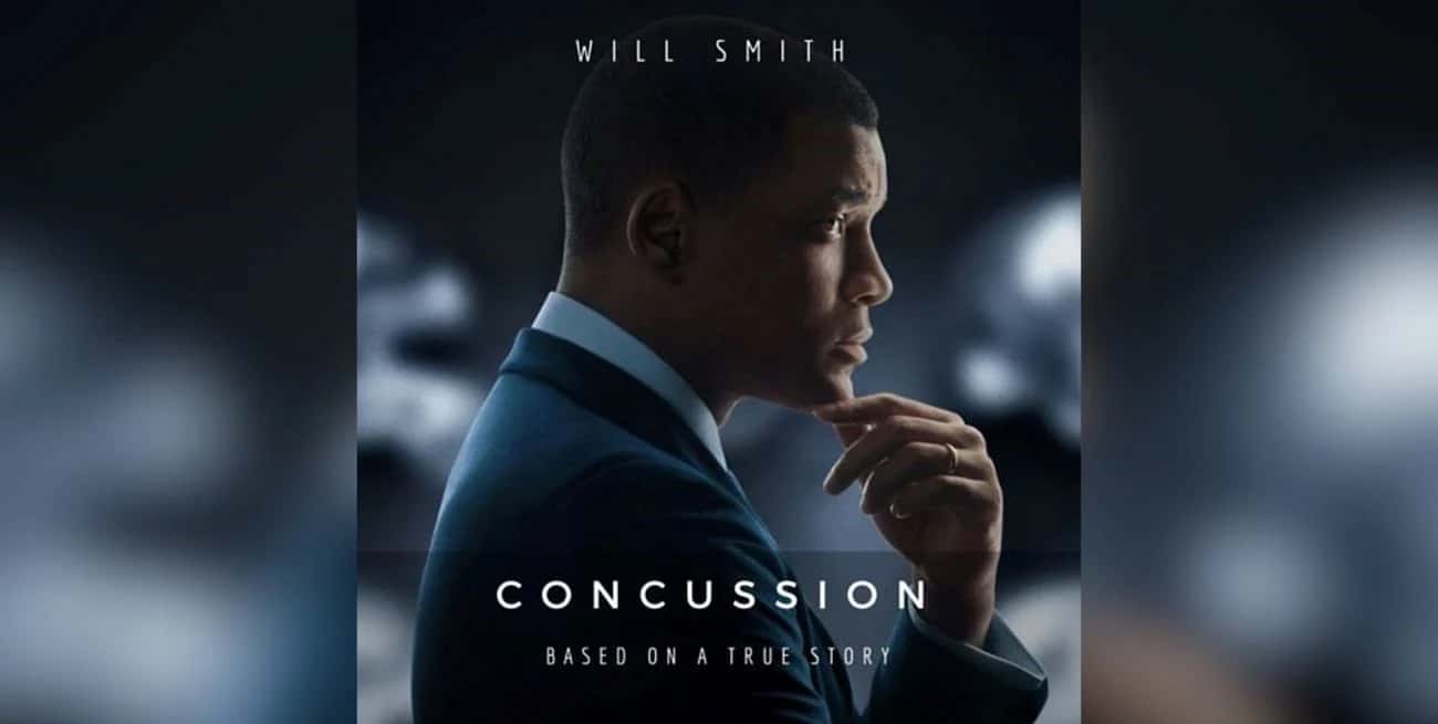 En "Concussion", Will Smith protagonizó al Dr. Bennet Omalu, patólogo forense nigeriano que investigó en profundidad la lesión cerebral conocida como ETC, que sufren -entre otros deportistas- muchos jugadores de fútbol americano.