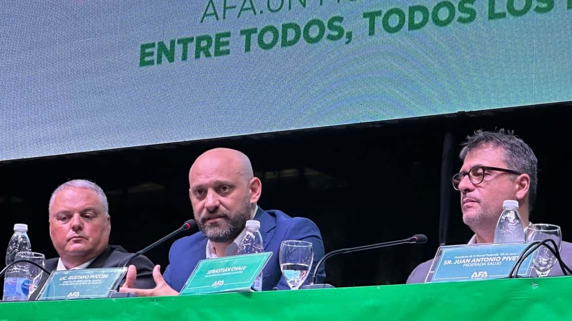 El ministro Gustavo Puccini, en la 91ª Asamblea de Delegados de Agricultores Federados Argentinos.