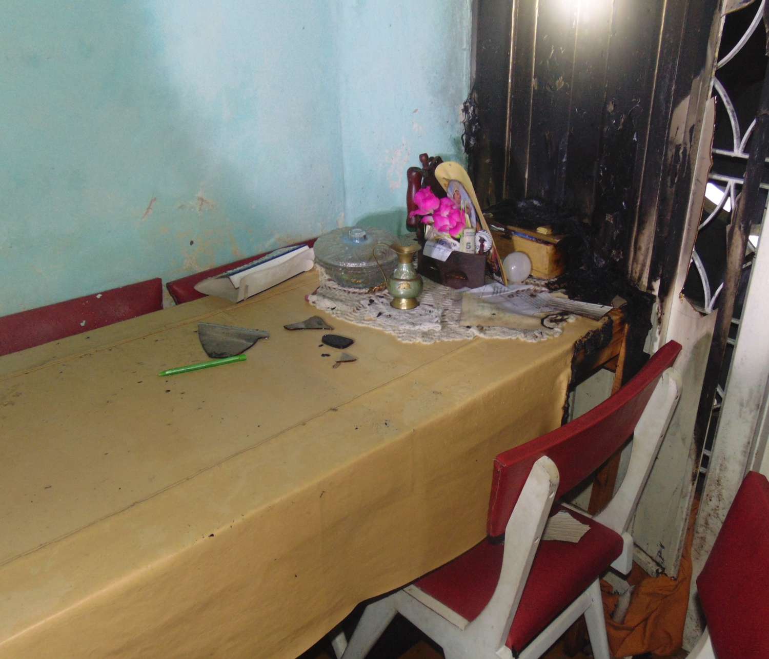 Venado Tuerto: principio de incendio en una vivienda de calle Chile